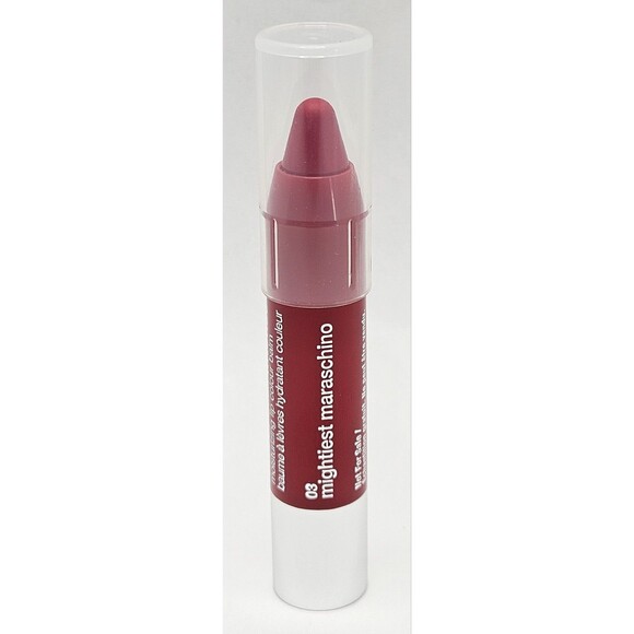 CLINIQUE #03 MIGHTIEST MARASCHINO CHUBBY STICK MOISTURIZING LIP COLOUR BALM NEW - Picture 2 of 3